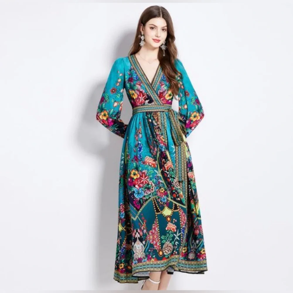 Dalia Mc Phee Women’s Floral Wrap Size M - Picture 1 of 8